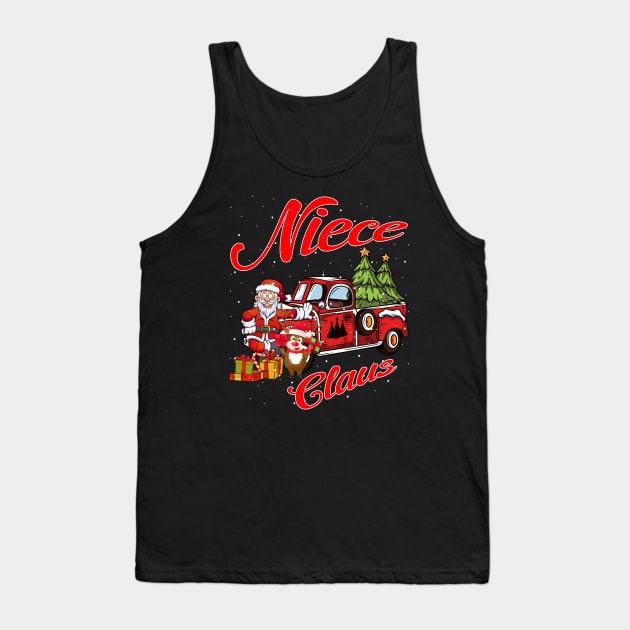 Niece Claus Santa Car Christmas Funny Awesome Gift Tank Top by intelus